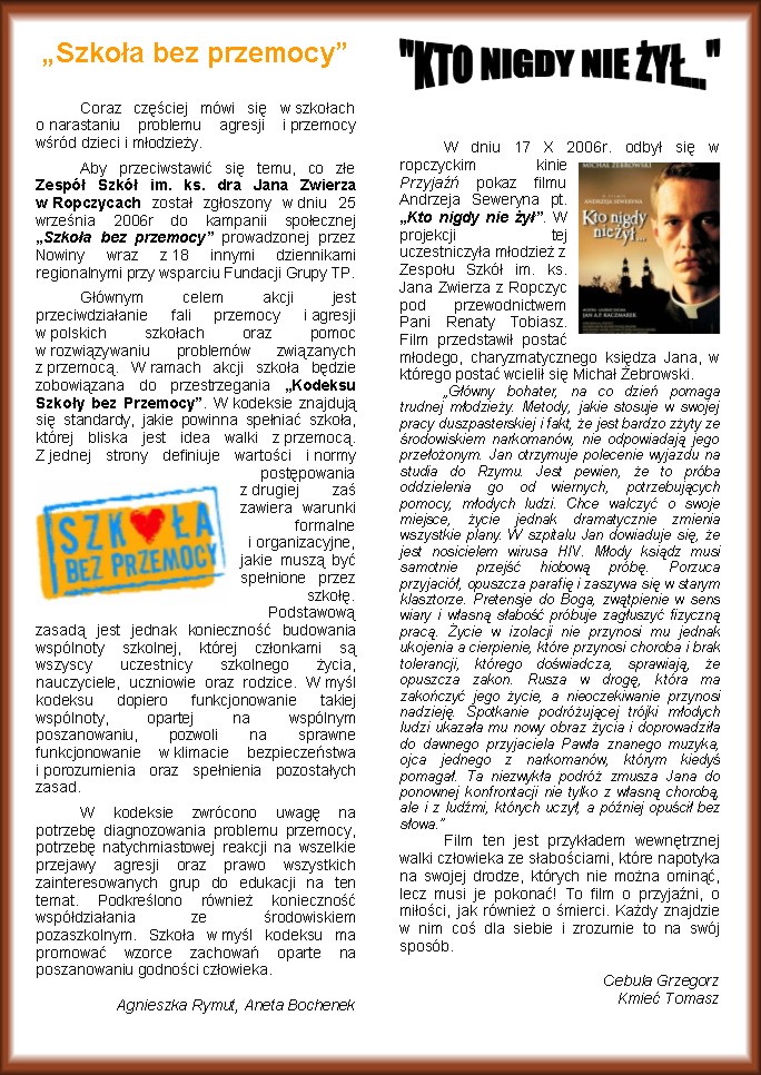 Strona nie istnieje